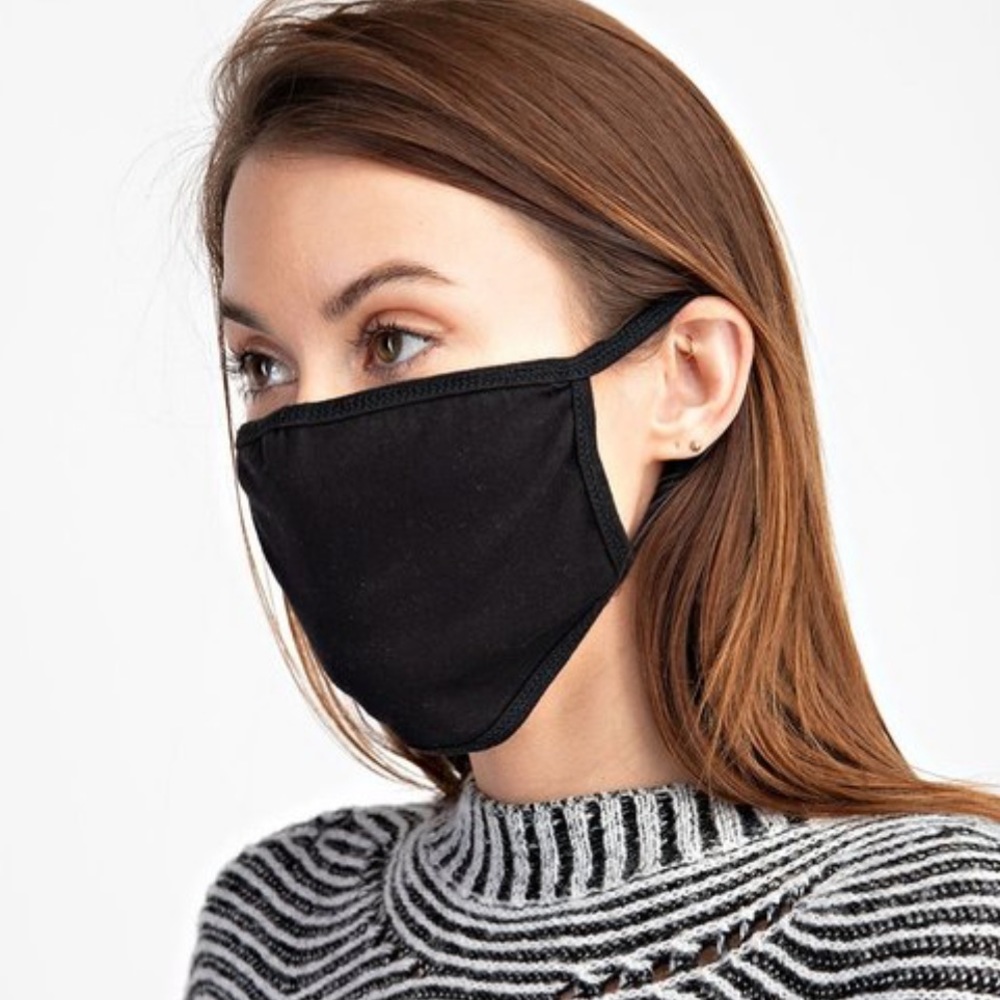 Camo and Black Reversible Face Mask - Picture 5 of 5
